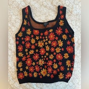 Boutique Cropped Sweater Top